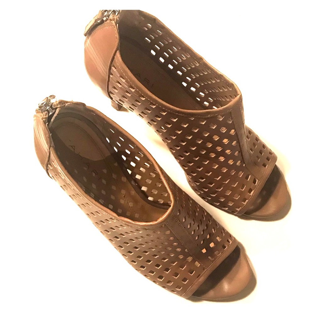 Tahari Open Toe Booties